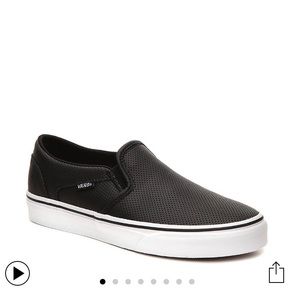 Vans Faux Leather Slip on